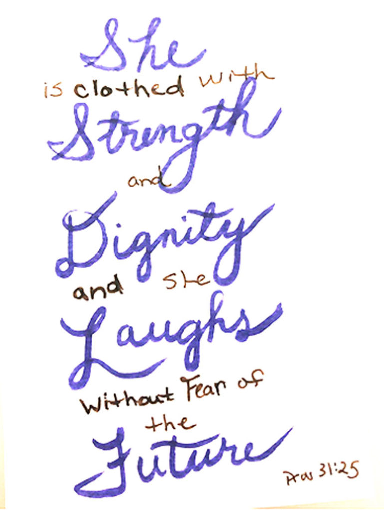strength and dignity