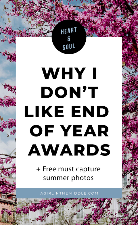 why i don't like end of year awards